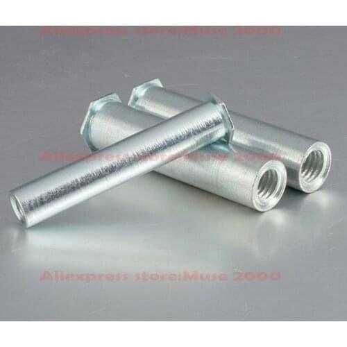 Hex rivet nut BSO3.5 M3X15.5-m3x32 mm Carbon steel hole dia 5.4mm Self-Clinching closed end nut thin board plate fastener column