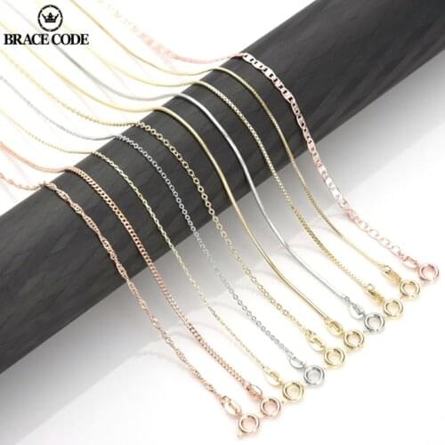 2021 Fashion Hot Selling Temperament Charms Women Necklace Clavicle Chain Basic Chain Jewelry DIY Gift Wholesale Direct Shipping