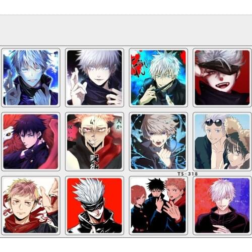 10 Pcs/lot Anime Jujutsu Kaisen Mobile phone desk car sticker Laptop glass removable sticker