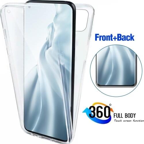 360 Full Cover For Xiaomi Mi 11 Lite 4G Or 5G PC+TPU Front And Back Case For Xaomi Mi11 Ultra Pro 11Ultra Protection Shell Coque