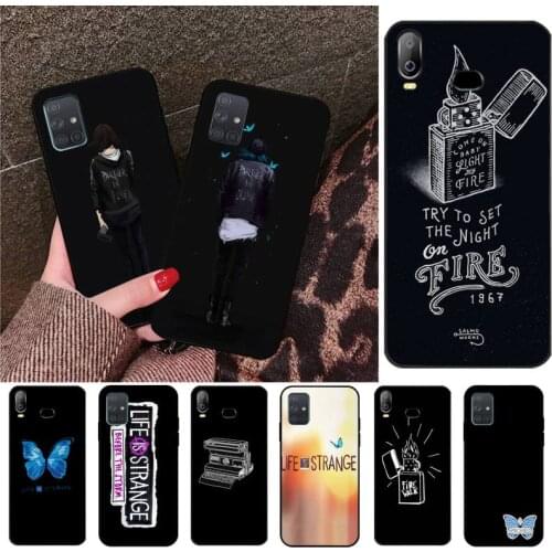 HPCHCJHM Cool Firewalk Life Is Strange Soft black Phone Case For Samsung A10 A20 A30 A40 A50 A70 A80 A71 A91 A51 A6 A8 2018