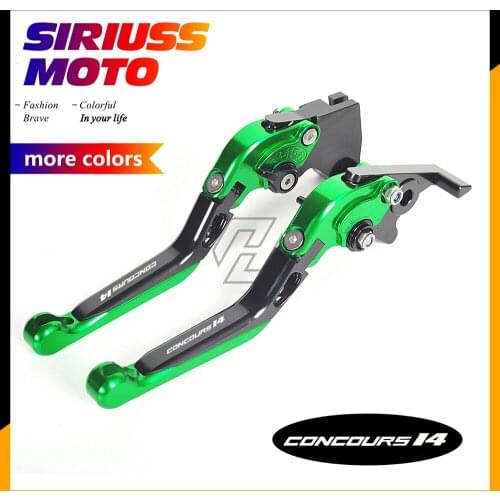 CNC Motorcycle Foldable Lever Motocross Brake Clutch Levers Case for Kawasaki GTR1400 CONCOURS 2007-2016