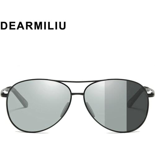 DEARMILIU 2020 UV400 Photochromic Sport Polarized Sunglasses Men Driving Day and Night Vision Goggles Sun Glasses Eyeglasses