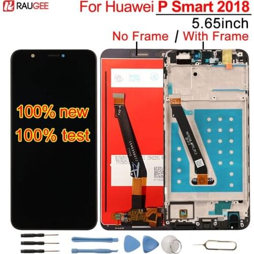 For Huawei P Smart LCD Display+Touch Screen Tested New Digitizer Screen Glass Panel Replacement For Huawei P Smart 2018 Screen