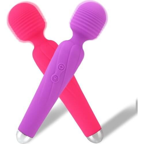 Sex Toys For Women Female Masturbator USB Rechargeable Dildos 10 Modes Magic Wand Vibrators Nipple Clitoris Stimulator