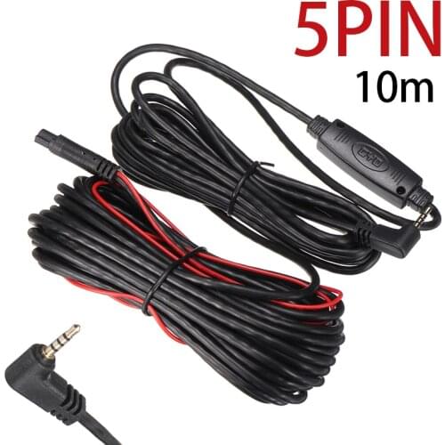 10M 5 Pin Vehicle Recorder Extension Cable 2.5mm Car DVR Rear View Backup Camera Auto Cameras Filter Reverse Extension Cables