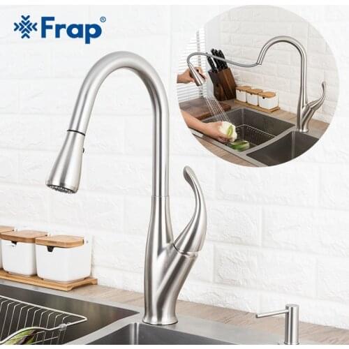 GAPPO kitchen faucet mixer Kitchen Sink Faucet stainless steel tap pull out Single Handle Swivel Spout Vessel Sink Mixer Tap