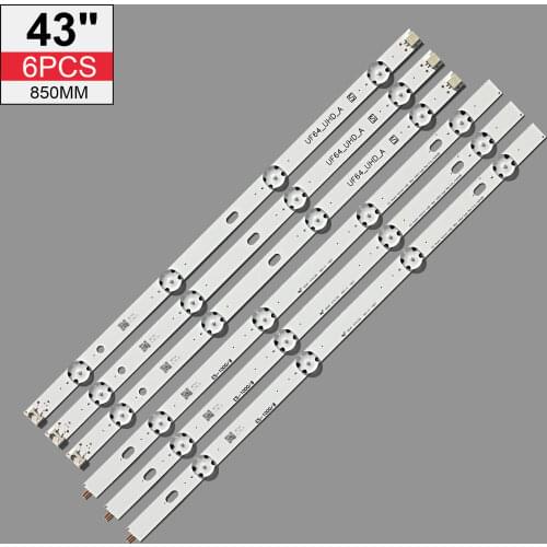 New Kit 3 PCS 8LEDs 850mm LED backlight strip for LG 43LH604V 43LH60_FHD_A Type UF64_UHD_A 43UH610V 43UF640 43UH610A 43LH5700