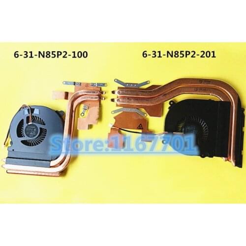 New Laptop CPU/GPU cooling Radiator heatsink&Fan for Hasee Z7 Z7-KPG1 Z7-KP7GS Z7KP7GS DR7 plus 6-31-N85P2-101 6-31-N85P2-202