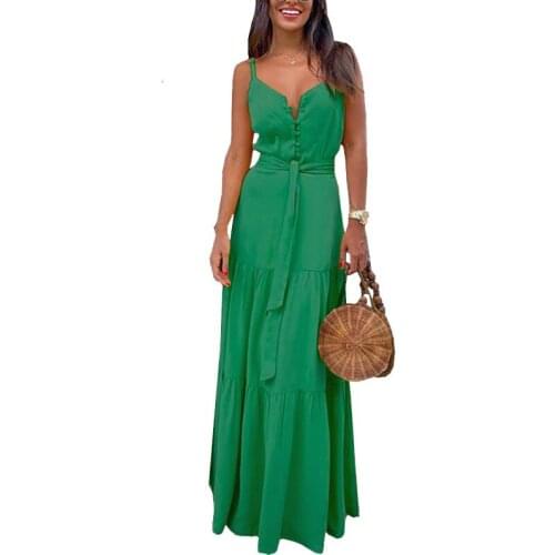 ODFVEBX Summer Dresses With Buttons