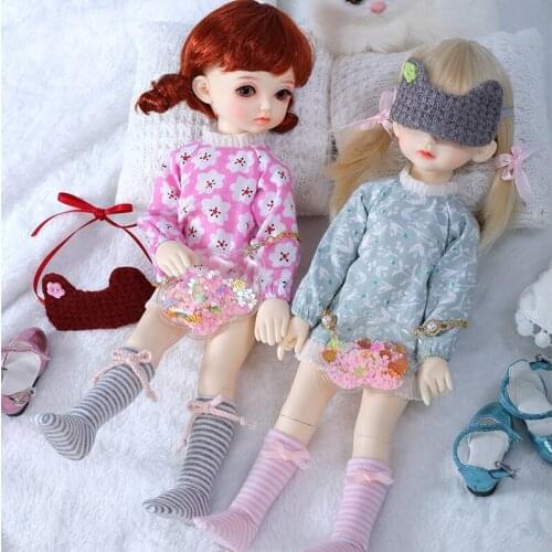 OUENEIFS BJD SD Doll Hebbe 1/6 YOSD Body Model Baby Girls Boys Doll Christmas Present New Years Gift