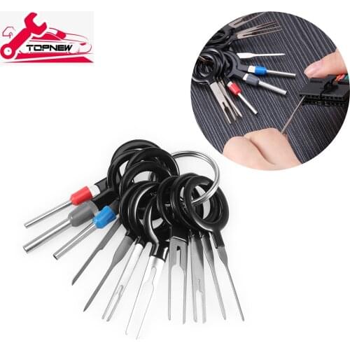 OUTILS OUTIL DE DÉPOSE DES BORNES, KIT D'EXTRACTION DE BROCHES DE CONNECTEURS À SERTIR POUR CÂBLAGE ÉLECTRIQUE DE VOI