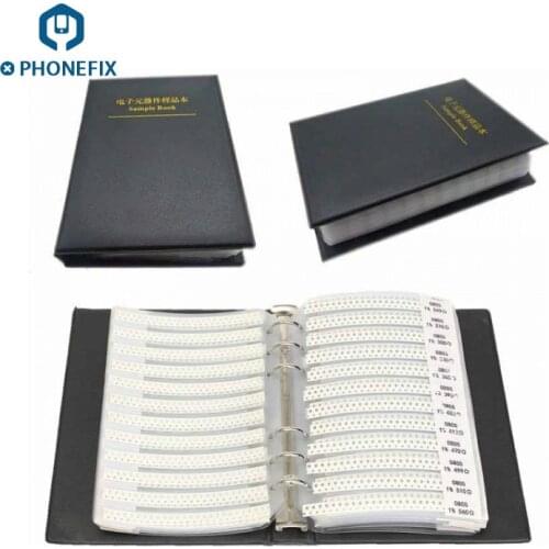 Electronic Component Empty Book for Phone SMD Resistor Capacitor Inductor 20 pages Blank Book for IC Assortment