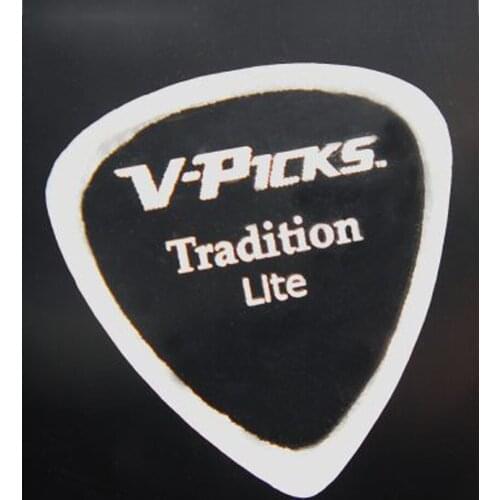 V-Picks Tradition Lite Ghost Rim Guitar Pick – The Pick Billy Gibbons Plays