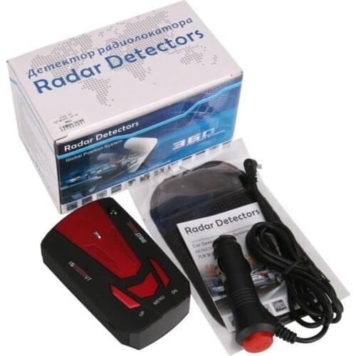 V7 DC12V 16 Band 360 Car Anti-Police GPS Camera Laser Radar Detector Voice Alert