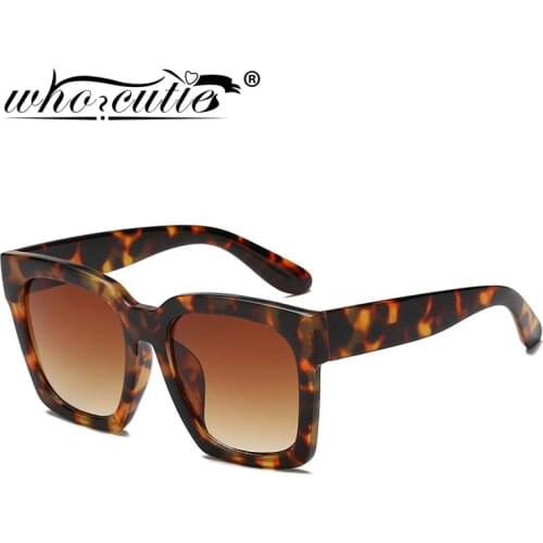 XXL Oversized Square Sunglasses Women Men 2021 Brand Design Tortoise Shell Big Thick Frame Classy Fashion Trend Sun Glasses S455