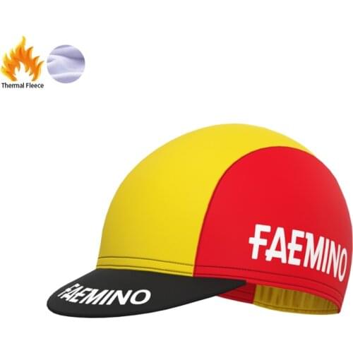 1962 Competition Italy FAEMINO Team Retro Man And Women Cycling Fleece Cap Triathlon Bike Jersey Fleece Hat Gorra de ciclismo