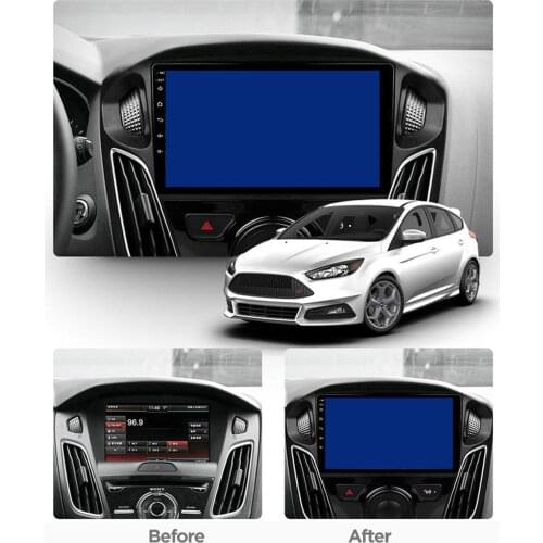 2+16G 9 Inch Car Radio GPS Navigation Player for Ford Focus 12-17 Android 10.0