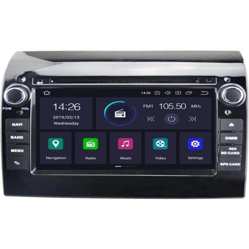 7”Android 10 Car Radio DVD Stereo GPS Navigation Multimedia Player For Fiat Ducato 2008-2015-2020 Citroen Jumper Peugeot Boxer