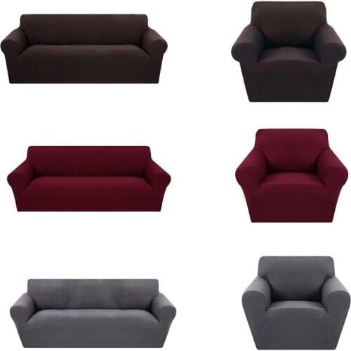 AsyPets 1PC Knitting Full Protective Sofa Cover for Living Room Sofa Slipover