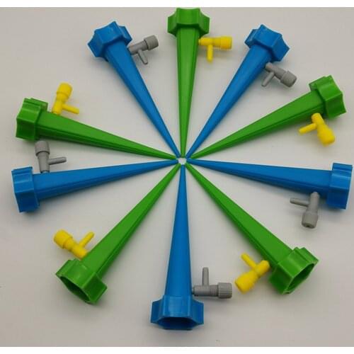 Automatic Garden Self Watering Irrigation Device Plant Waterer With Slow Release Control Valve Switch Outdoor Water Drip Devices