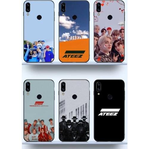 ATEEZ KPop boys group Phone Case For Xiaomi Redmi note 7 8 9 t max3 s 10 pro lite funda shell coque cover