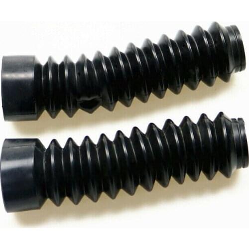 Black Front Fork Rubber Dust Jacket Cover For Dirt Off-road Yamaha TW225 200