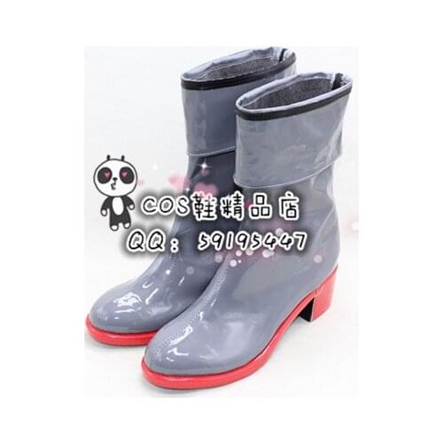 Kantai Collection Kancolle Shimakaze Silver Girls Cosplay Shoes Boots X002