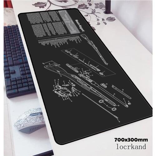 Mosin mouse pads 70x30cm cool pad to mouse notbook computer mousepad rem-700 gaming mousepad gamer to keyboard laptop mouse mat