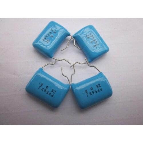 Original new 100% CBB film capacitor 0.056uf 250V 56nf250v 563/2E p=10mm (Inductor)