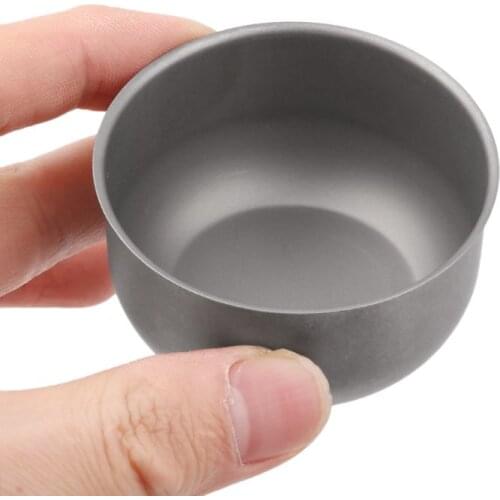 Outdoor Titanium Water Cup Camping Cooking Picnic Tableware Portable Tea Cup