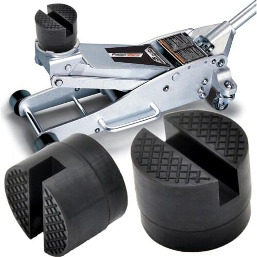 Floor Slotted Car Rubber Jack Pad Frame Protector Adapter Jacking Tool Pinch Weld Side Lifting Disk For Lexus Subaru Fiat Volvo