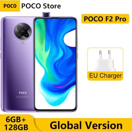 Global Version POCO F2 Pro 6GB 128GB NFC Smartphone Snapdragon 865 Pocophone 64MP Quad Camera 6.67" Screen 4700mAh