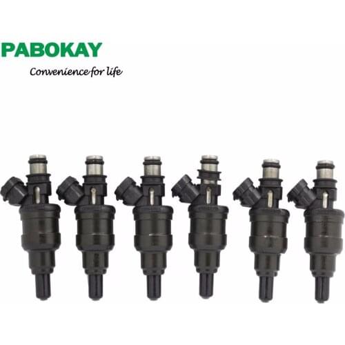 6 pieces x For 89-95 Toyota 4Runner Pickup 3.0L V6 fuel injector 195500-5410 23209-65020 23250-65020 155-0108 FJ526 4G1594 M265