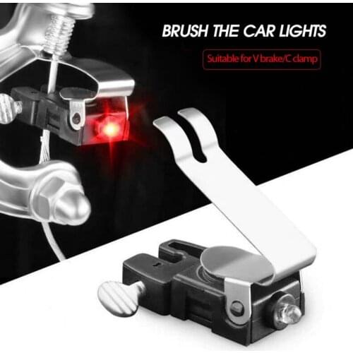 Bicycle V Brake Brake Light Road Bike Accessories Brake Light Folding Bike Brake Tail Light Equipment Bicycle Lights Accessories