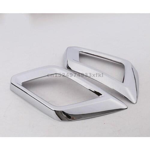 For Nissan X-Trail 2014 High-quality ABS Chrome Front fog lamp decoration cover car accessories Car styling