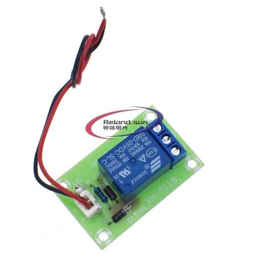 XH-M118 relay module 12V 24V 5V power supply output 1 normally open normally closed 10A wire feeding