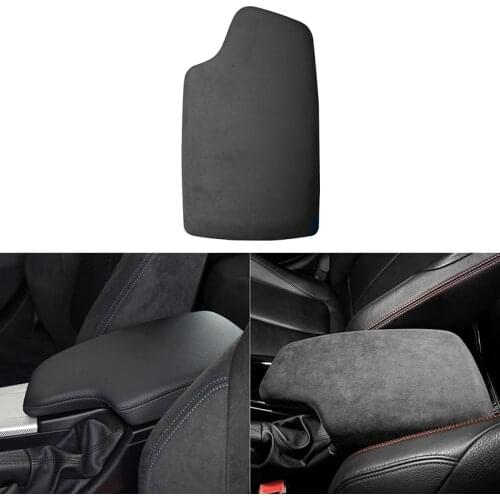 Suede LHD Car Interior Armrest Box Panel Cover Performance Sticker Styling for BMW 3 4 Series 3GT F30 F31 F32 F34 F36 2013-2019
