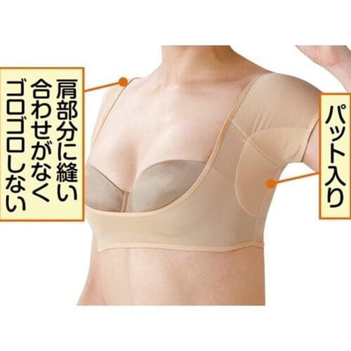 1pc T-shirt Shape Sweat Pads Reusable Washable Underarm Armpit Sweat Pads Absorbing Sweat Summer