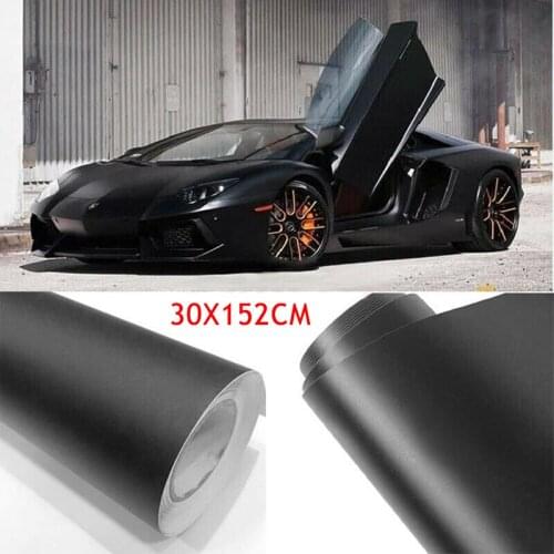 Sticker Car Film 30*152CM Auto Car Protector 1* Vinyl Wrap Black Decal