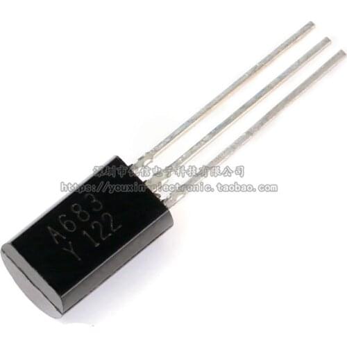 100pcs / 1 lot Transistor 2SA683 A683 low power 1A / 30V TO-92L