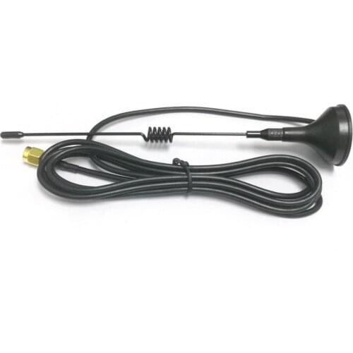 2.4Ghz 3dbi sucker wifi antenna with magnetic base extension cable 1.5m SMA male connector #1 wifi antenna connector