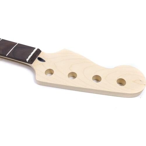 B 12 Electric Bass Guitar Neck Left Hand Maple Wood Rosewood Fretboard 22 Fret 34 Inch Inlaid DIY #739
