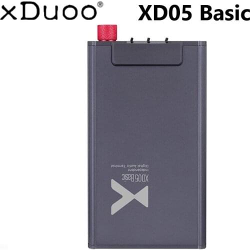 XDUOO XD-05 Basic Headphone Amplifier ESS9018K2M 384KHz DSD256 XU208 XD05 Basic HiFi Protable Headphone Amplifier XD05 Basic