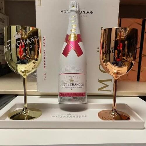 One Piece Wine Party Champagne Coupes Glass Cocktail Glasses Champagne Flutes Plating Wine Cup Goblet Electroplated Plastic Cups