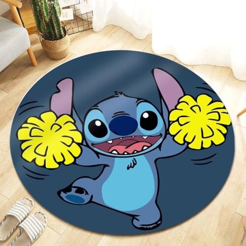 Disney Kids Playmat 100cm Round Carpet Floor Mat for Living Room Bedroom Anti-slip Doormat Rugs Bedroom Carpet for Boys