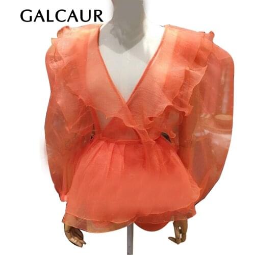 GALCAUR Women's Shirts