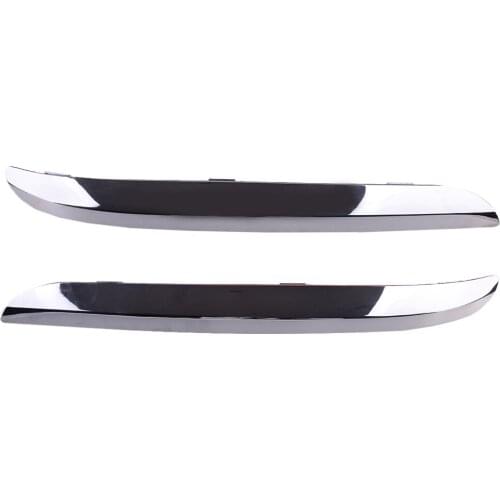 1 Pair Car 68127941AB 68127940AB Chrome Front Bumper Trim Cover Molding Fit for Chrysler 300 S C Luxury Limited Touring