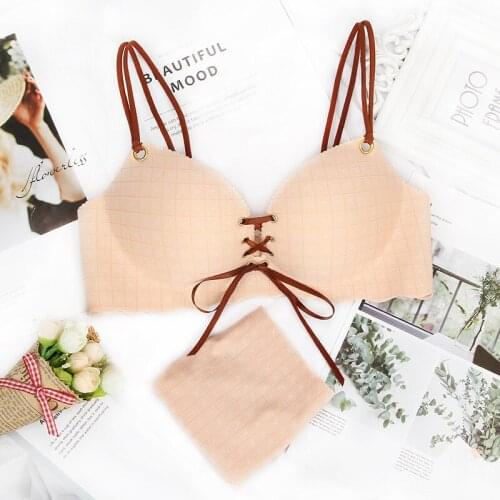 Sexy Gather Bra Comfortable Bra Set lingerie set sexy bra and panty sets bras and panties set sexy lingerie push up bra sets