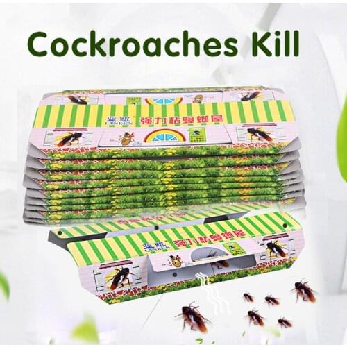 Cockroach House Cockroach Trap Bait Strong Sticky Catcher Trap Insect Pest Repeller Non-toxic cockroach sticky plate catcher